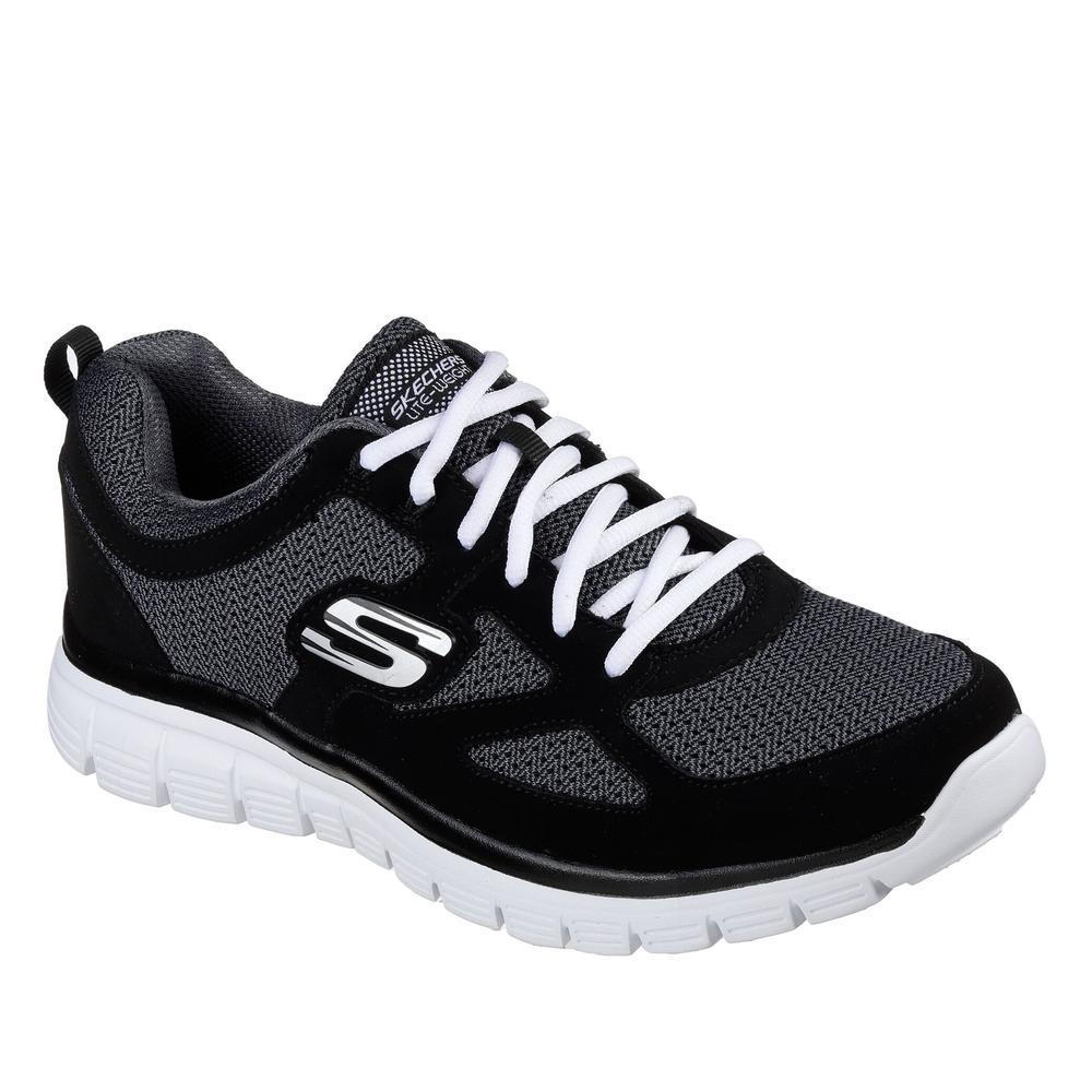 Buty Skechers Agoura 52635BKW - czarne