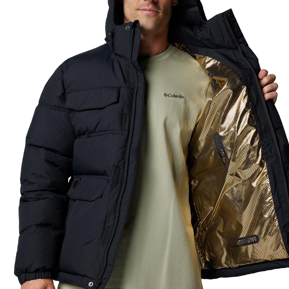 Kurtka męska Columbia Landroamer Hooded Puffer 2088081010 - czarna