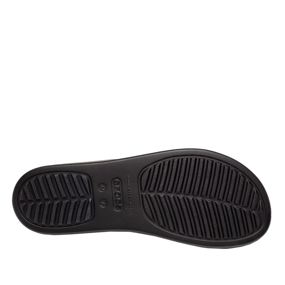 Klapki Crocs Brooklyn Buckle 207431-001 - czarne