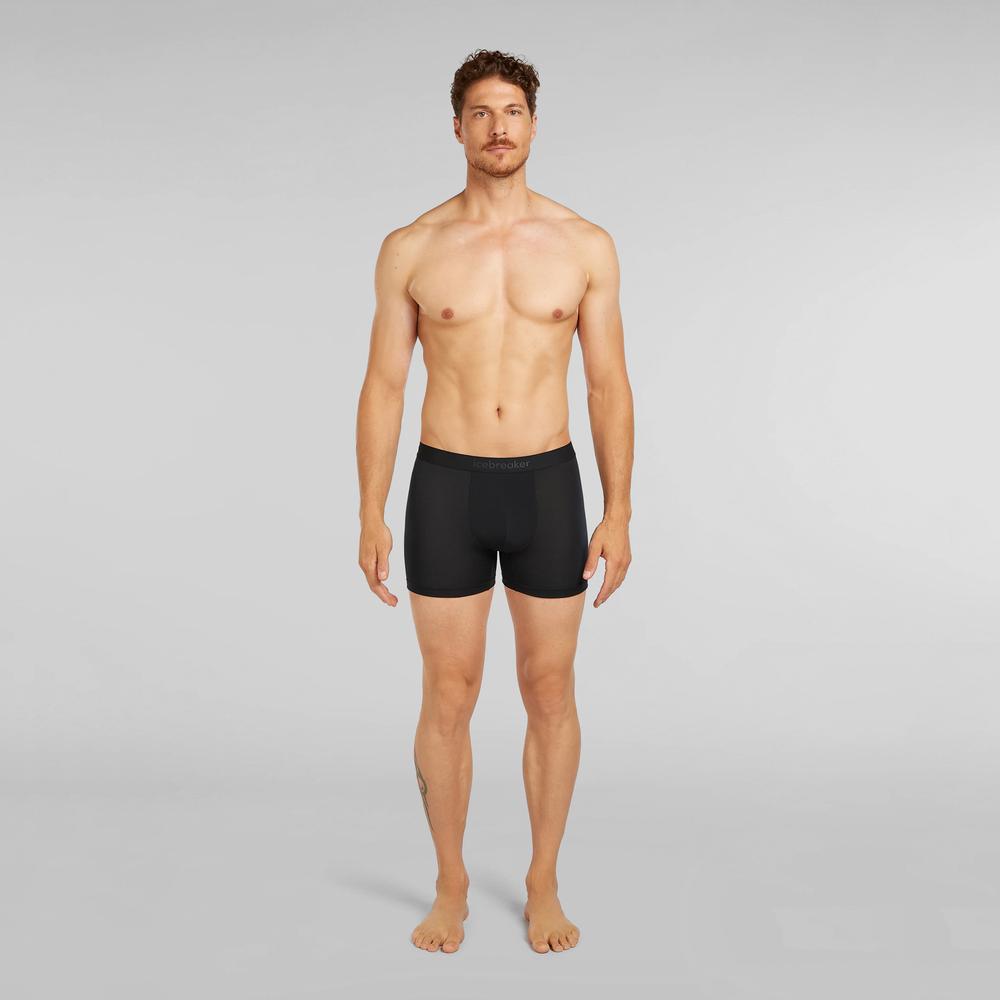 Bokserki Icebreaker 125 Anatomica Boxers 0A571V0011 - czarne