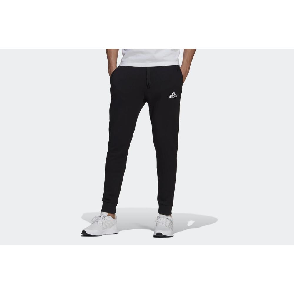 Spodnie dresowe adidas Essentials Fleece Regular Fit Tapered Cuff GK9268 - czarne