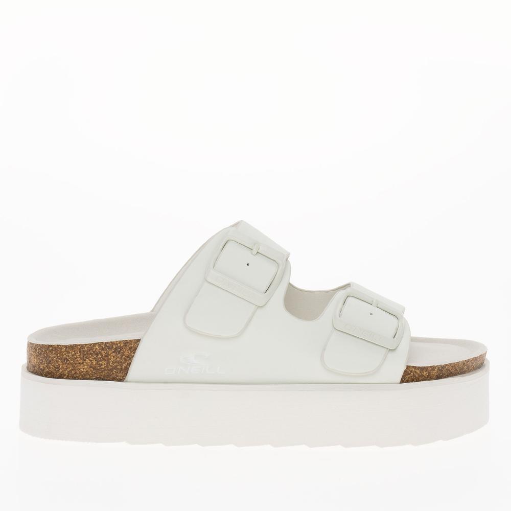 Klapki O'Neill Platform Slider Women Low 90241019.02A - białe