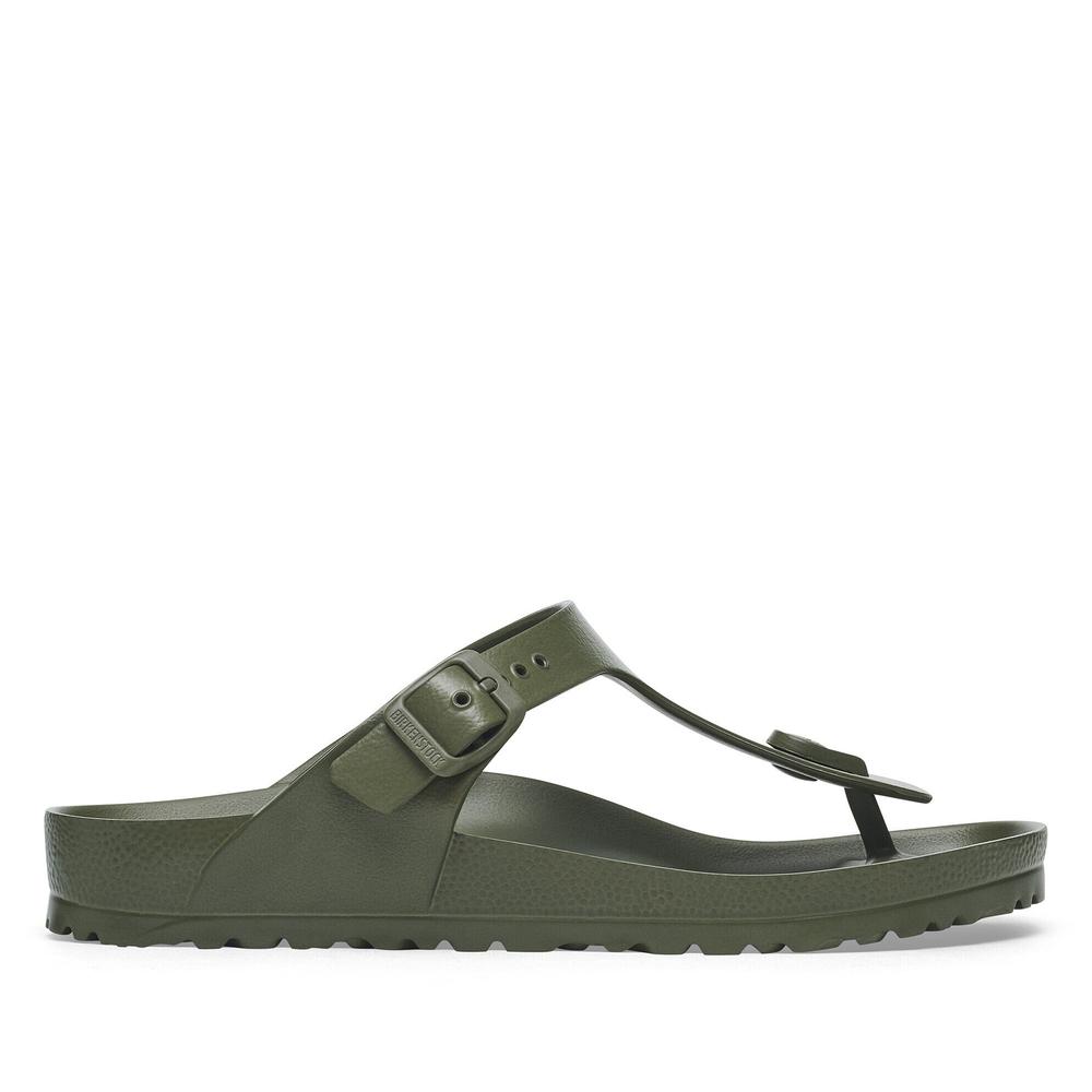 Japonki unisex Birkenstock Gizeh 1019143 - zielone