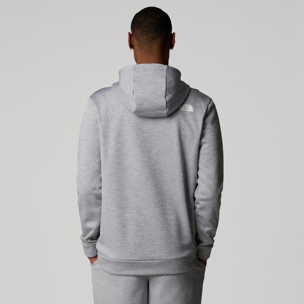 Bluza The North Face Reaxion Fleece Pullover Hoodie 0A7ZA8FTM1 - szara