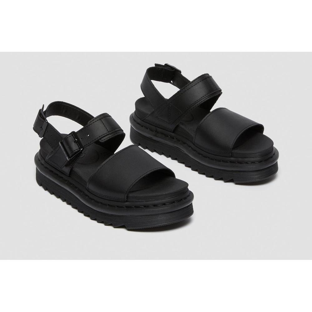 Sandały Dr Martens Voss Leather Strap 23802001 - czarne