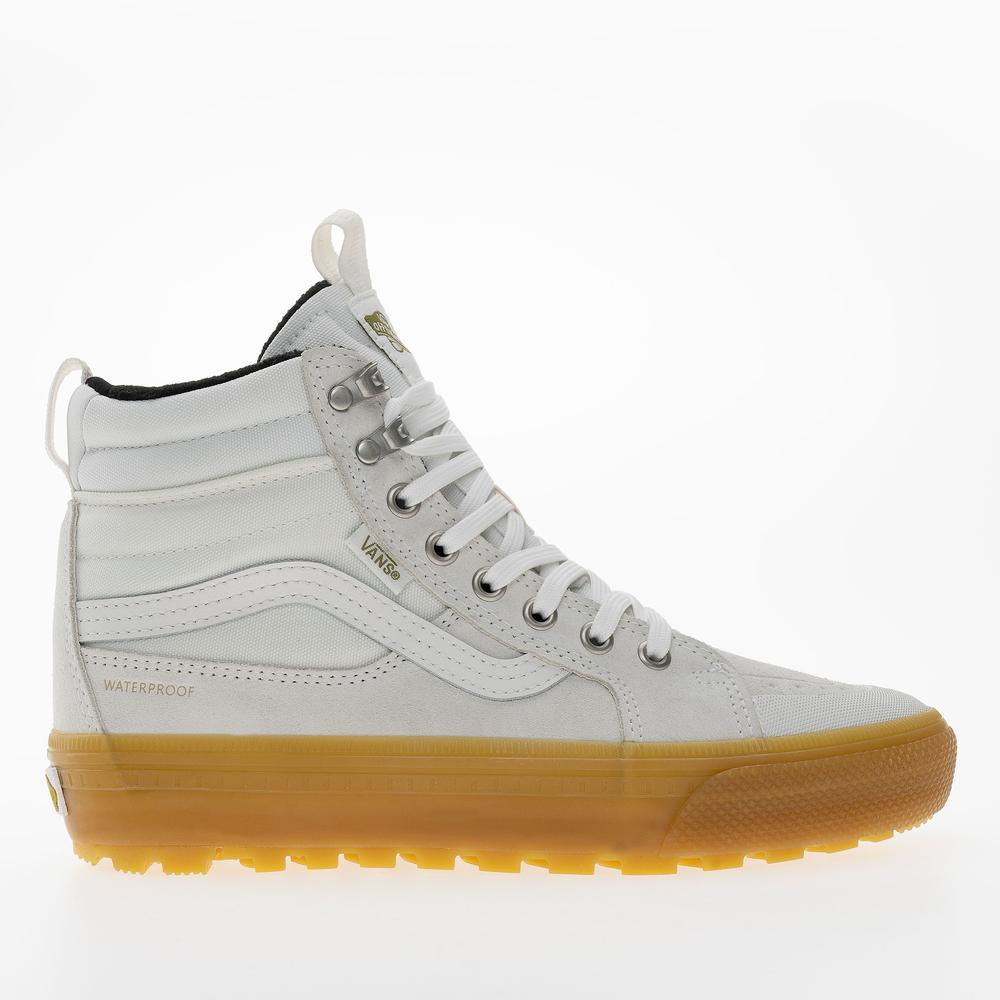 Buty damskie Vans SK8-Hi Waterproof Insulated VN000DAQ9DH1 - białe