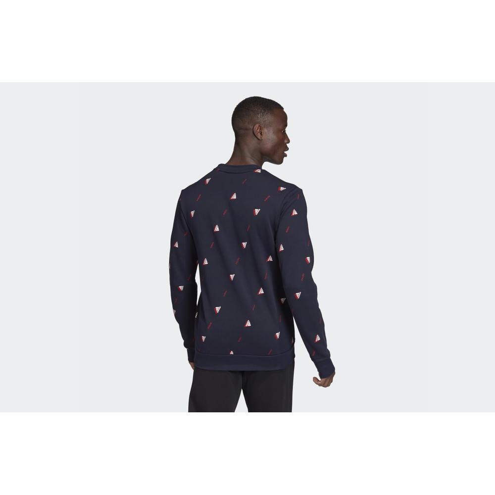 ADIDAS MUST HAVES GRAPHIC CREW SWEATSHIRT > FI4037