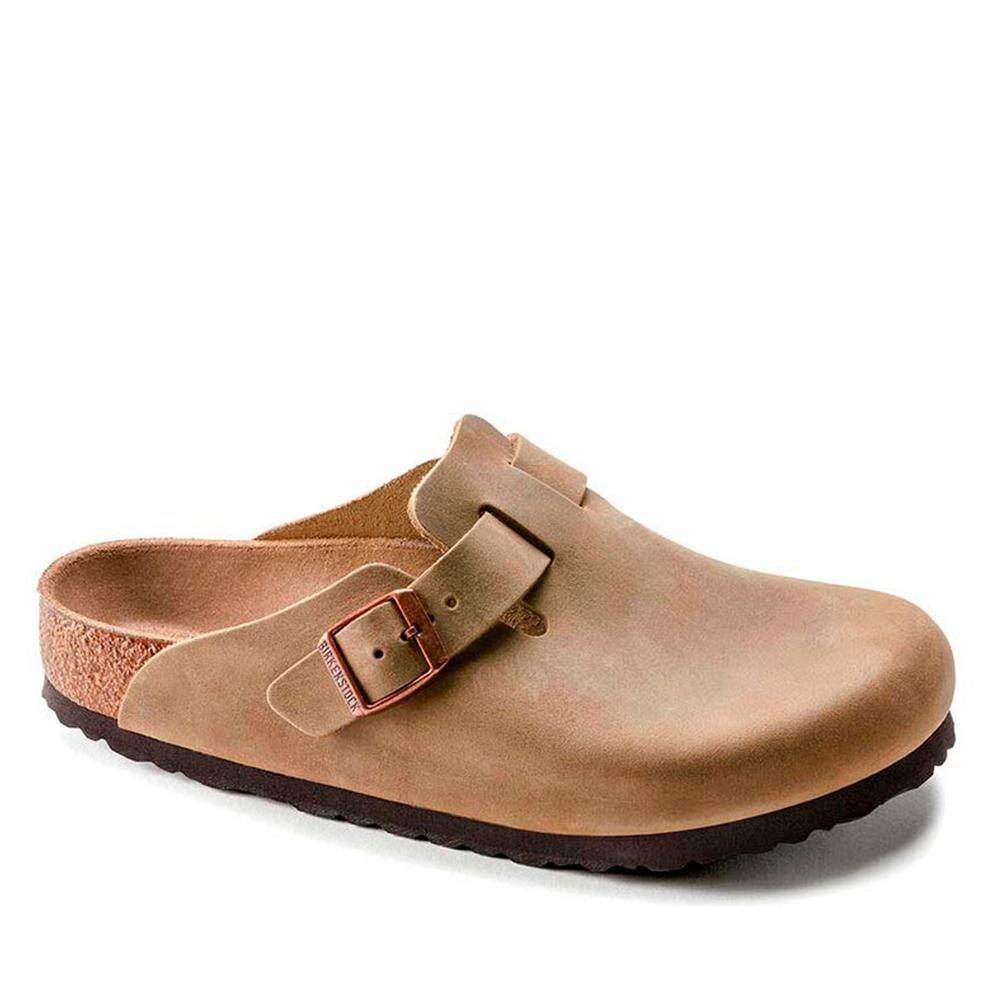 Klapki Birkenstock Boston 960811 - brązowe