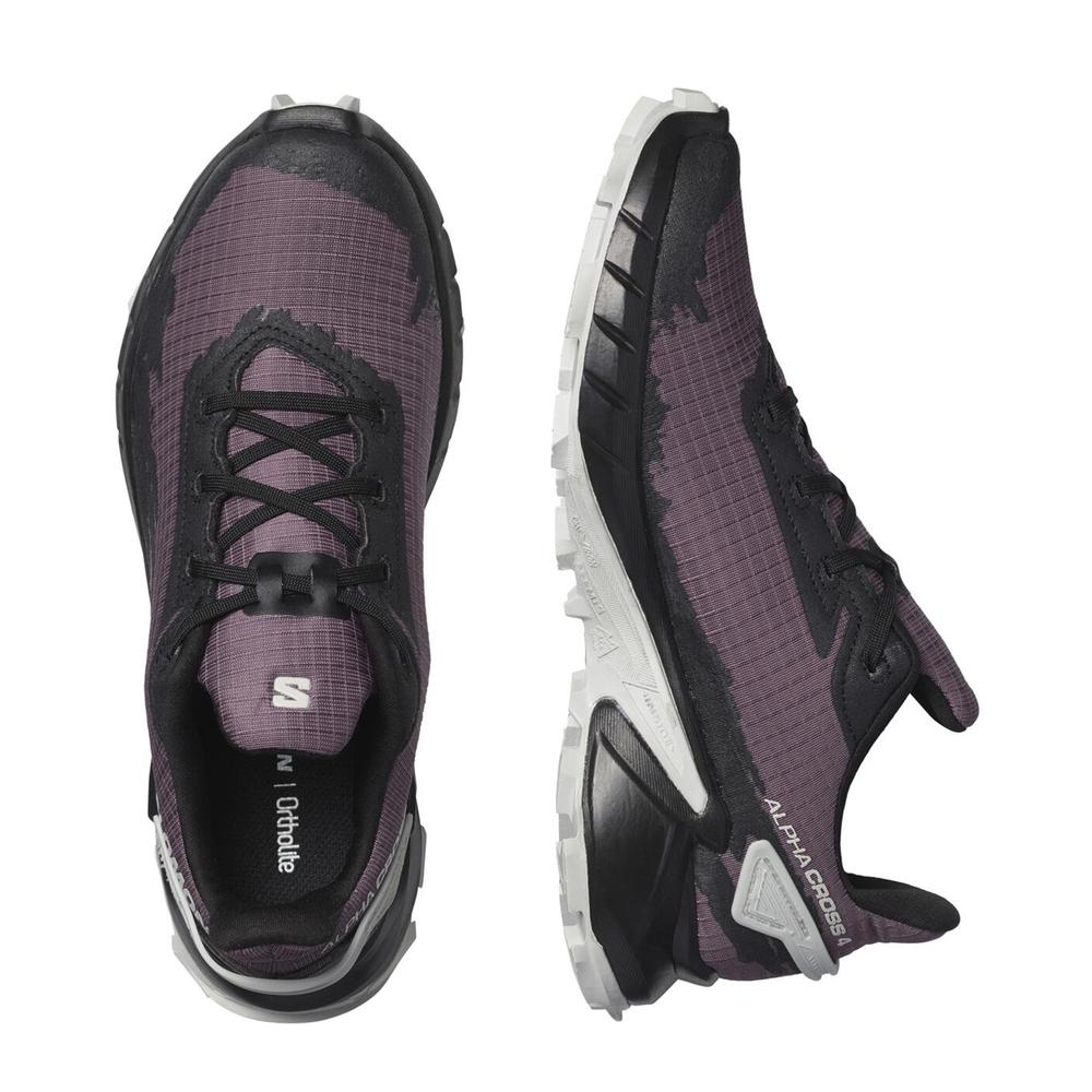 Buty Salomon Alphacross 4 L41725200 - fioletowe