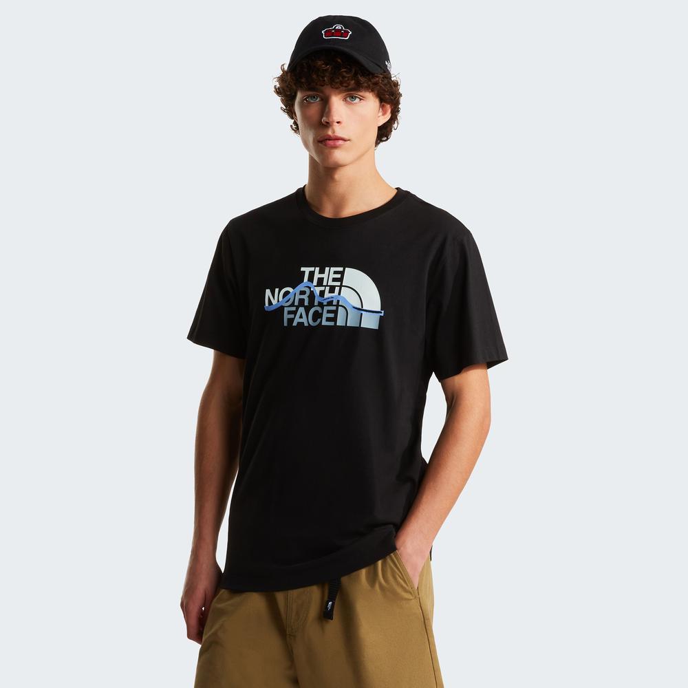 Koszulka męska The North Face Mountain Line 0A8GUXJK31 - czarna