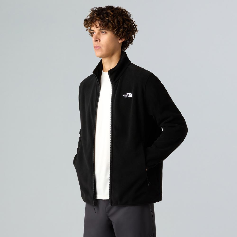 Bluza męska The North Face Glacier Full-Zip Fleece 0A8D0RJK31 - czarne
