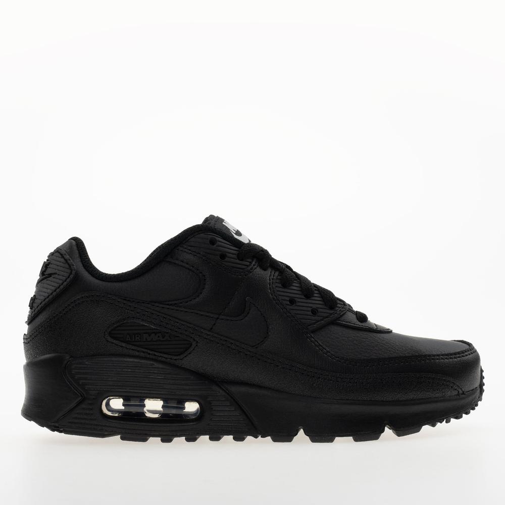 Buty młodzieżowe Nike Air Max 90 Leather CD6864-028 - czarne