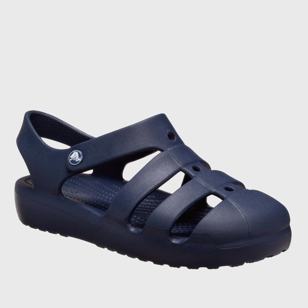 Sandały dziecięce Crocs Classic Fisherman Sandal 210626-410 - granatowe