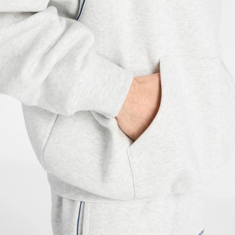 Bluza męska New Balance Trackside Fleece MT611629AHH - szara