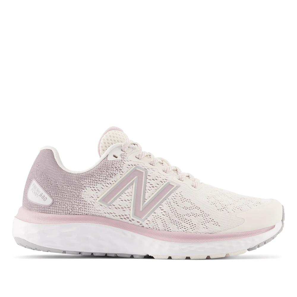 Buty New Balance Fresh Foam 680 v7 W680RP7 - biało-różowe