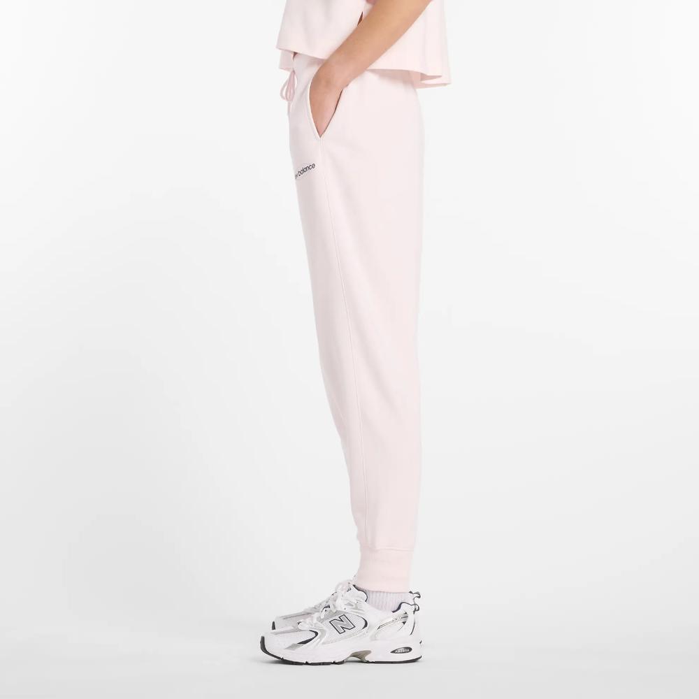 Spodnie damskie New Balance WB61D3EAAAA - różowe