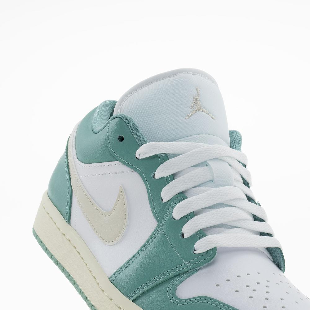 Buty damskie Nike Air Jordan 1 Low DC0774-138 - miętowo-białe