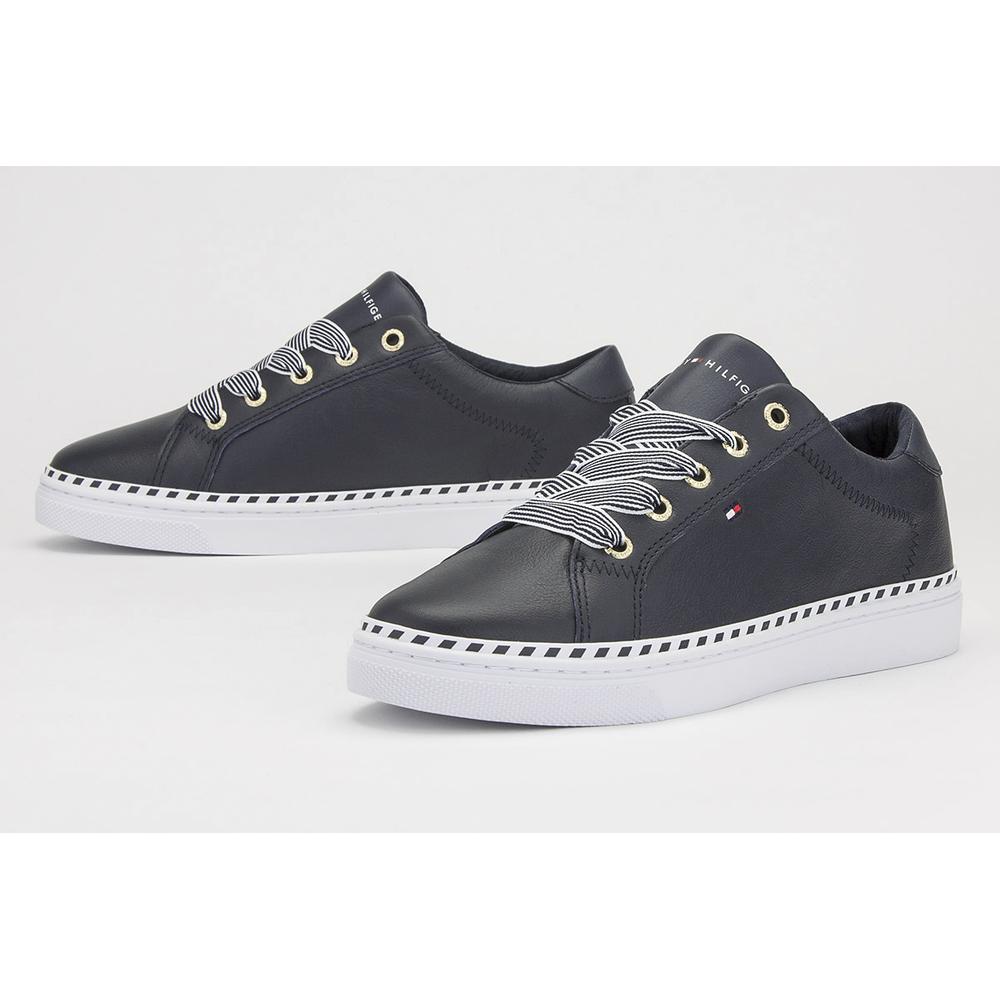 TOMMY HILFIGER NAUTICAL LACE UP SNEAKER > FW0FW04689-DW5