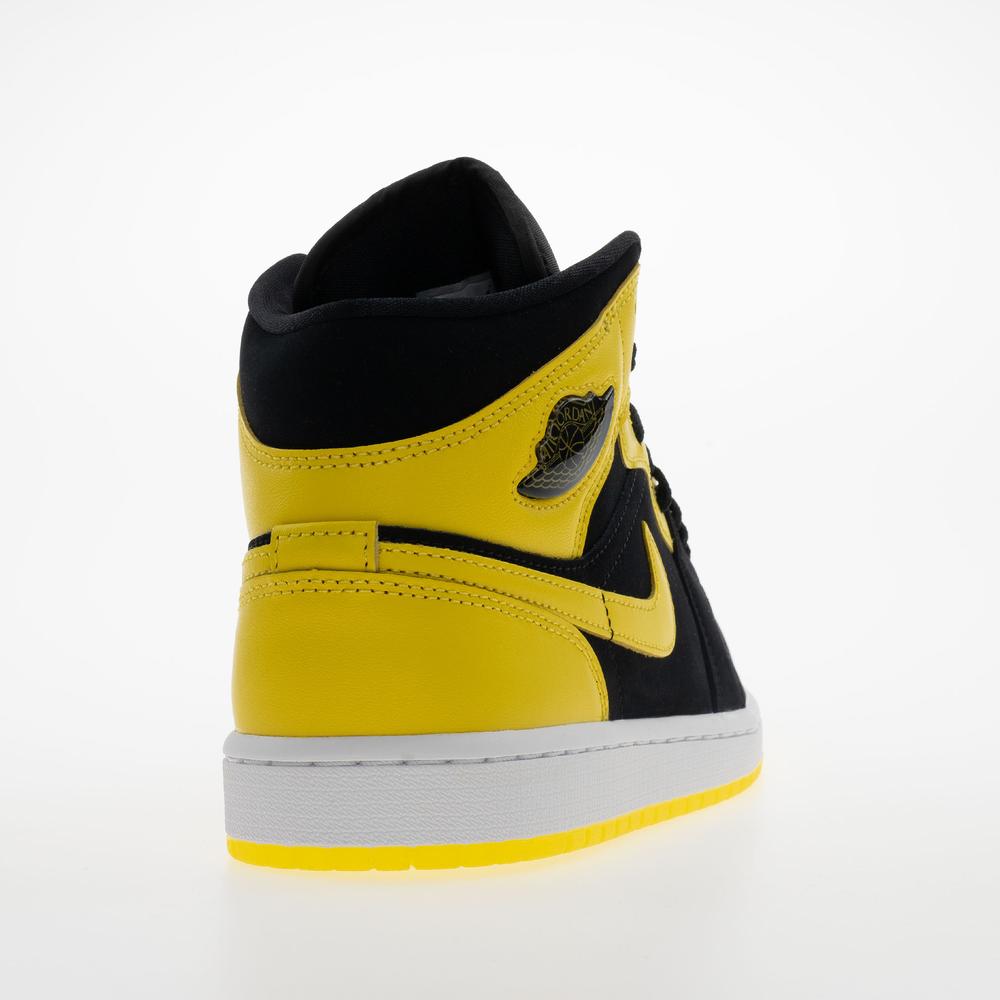 Buty męskie Air Jordan 1 Mid SE HJ6654-071 - żółto-czarne