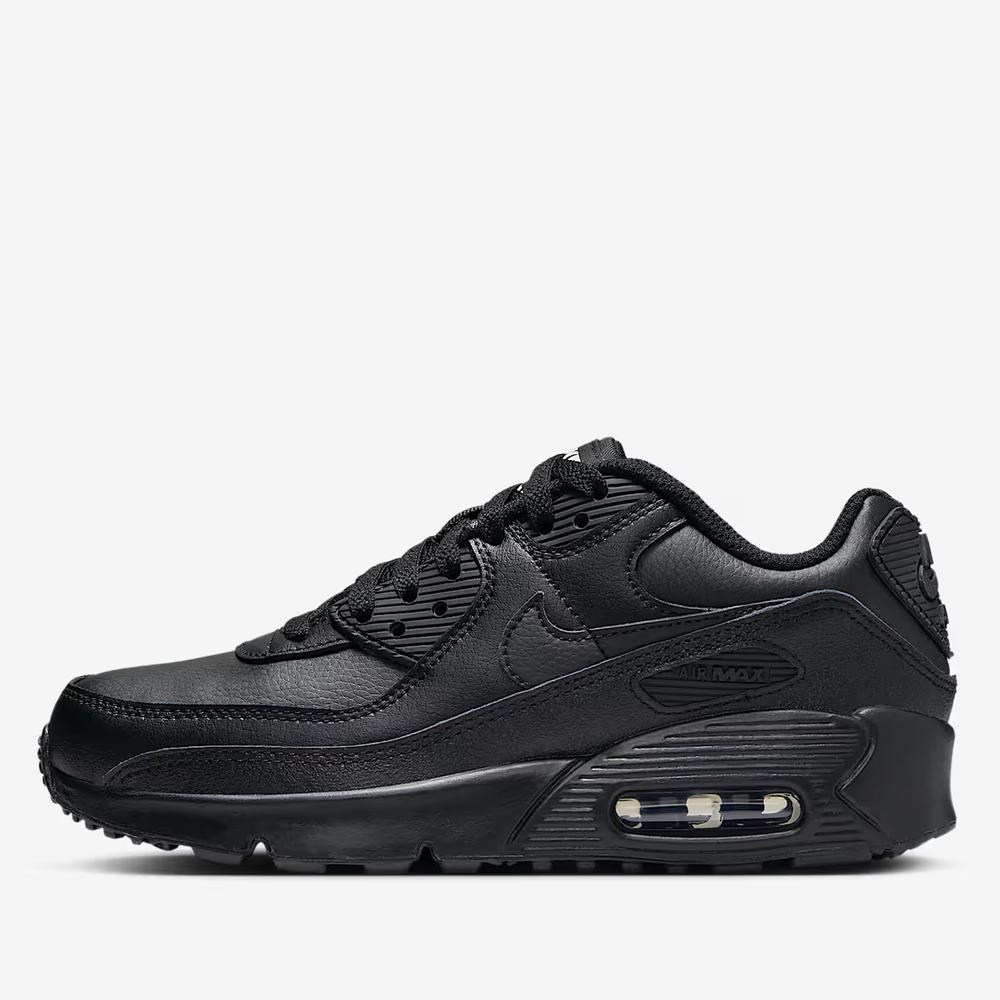 Buty młodzieżowe Nike Air Max 90 Leather CD6864-028 - czarne