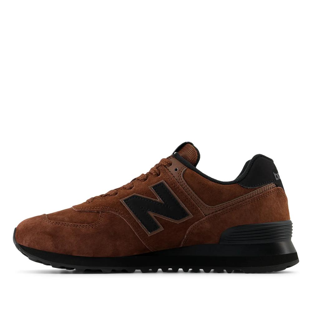 Buty New Balance U574LEB - brązowe