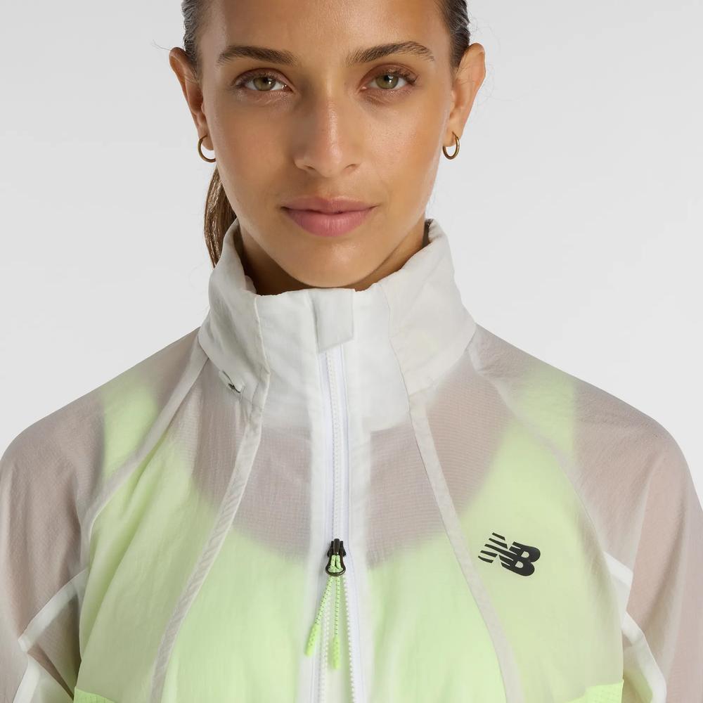 Kurtka damska New Balance WJ61J326AFG - biała