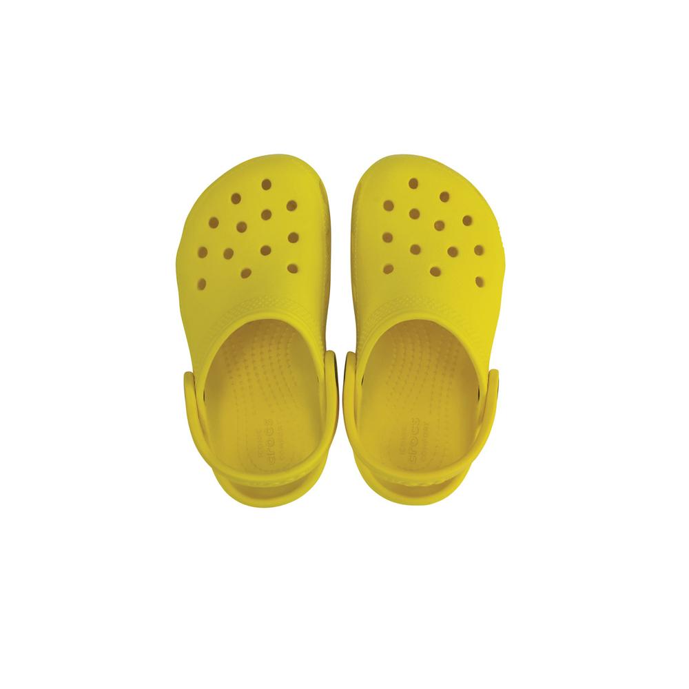 Klapki Crocs Classic Clog 206991-7C1 - żółte