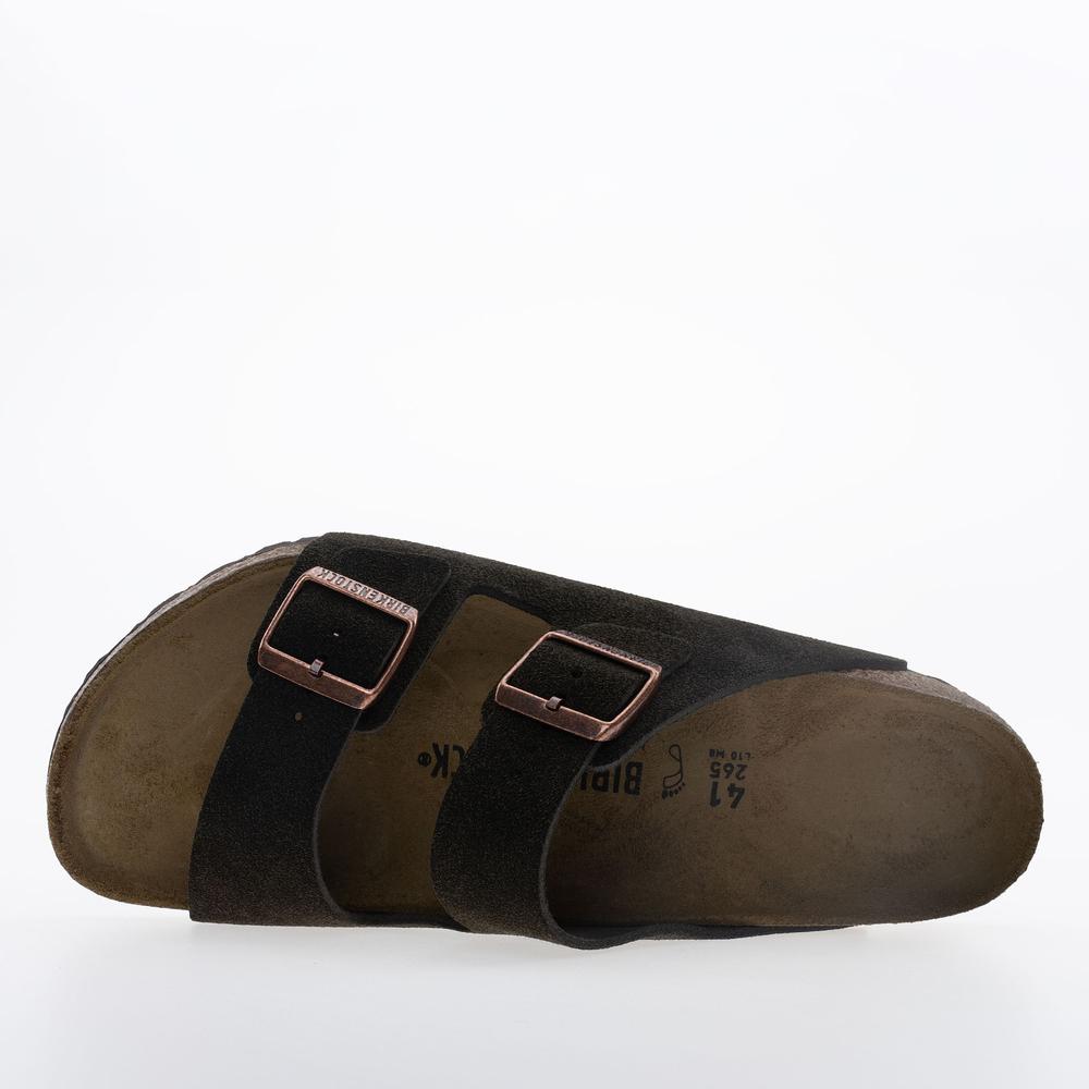 Klapki męskie Birkenstock Arizona 1027077 - brązowe