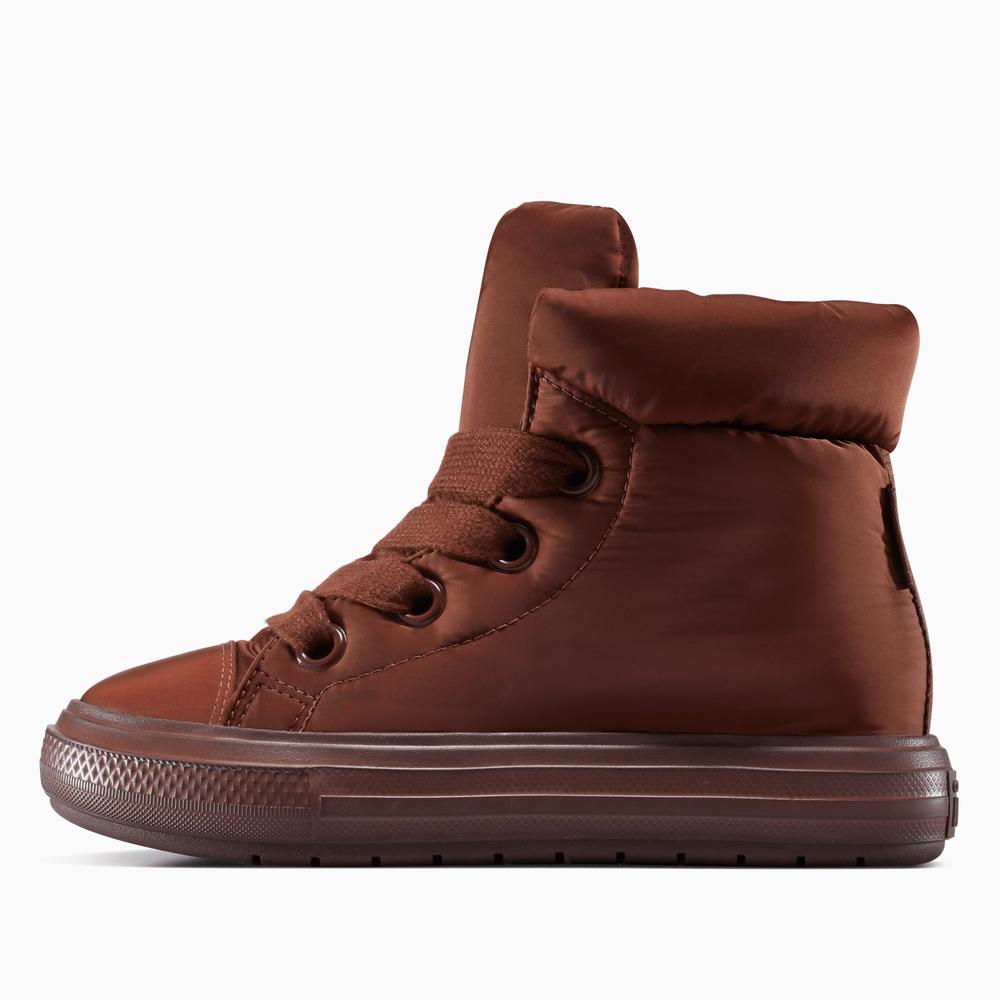Buty damskie Converse Chuck Taylor All Star Elements Boot A12940C - brązowe