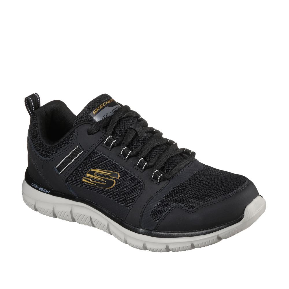 Buty męskie Skechers Track Knockhill 232001BKGD - czarne