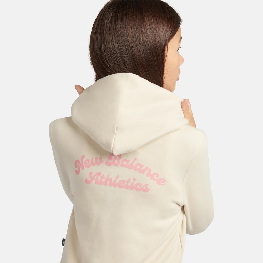 Bluza dziecięca New Balance YT61P93CLIN - beżowa