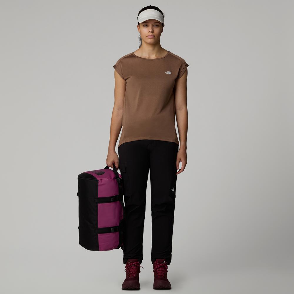 Koszulka damska The North Face Tanken 0A8BS21HX1 - brązowa