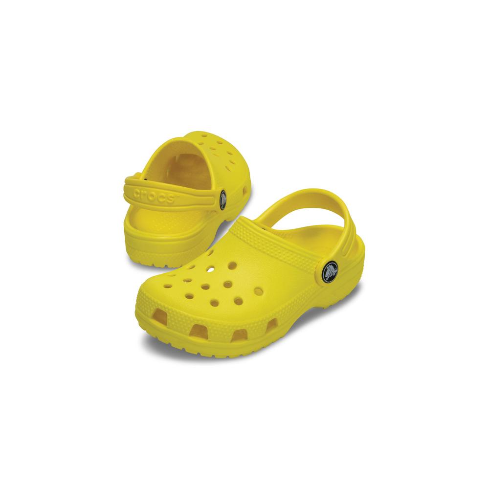 Klapki Crocs Classic Clog 206991-7C1 - żółte