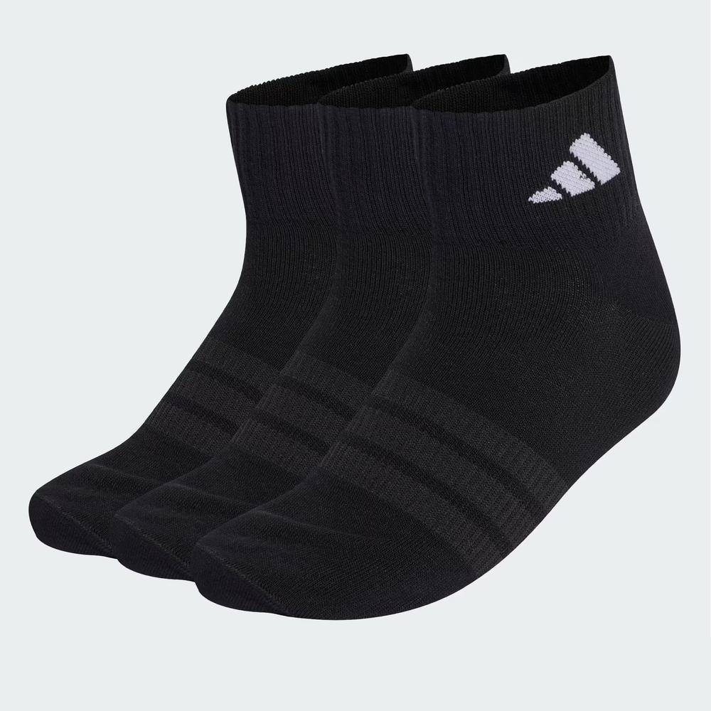 Skarpety unisex adidas Sportswear Thin&Light Ankle 3 Pairs KC9613 - czarne