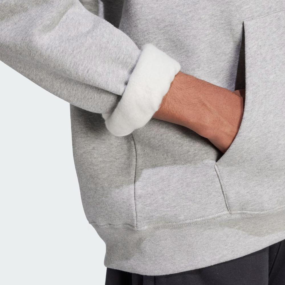 Bluza męska adidas Originals Trefoil Essentials Loose Hoodie JV6057 - szara