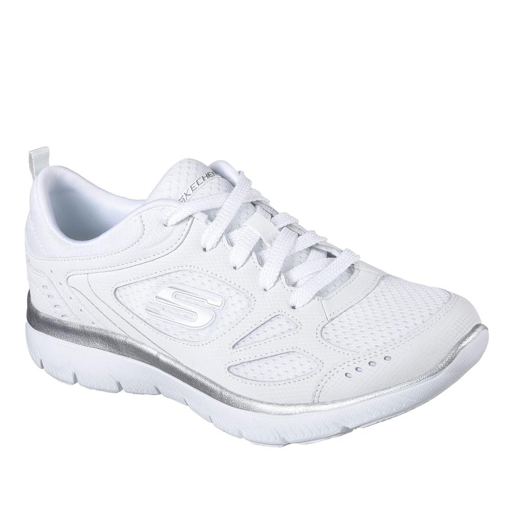 Buty Skechers Summits Suited 12982WSL - białe