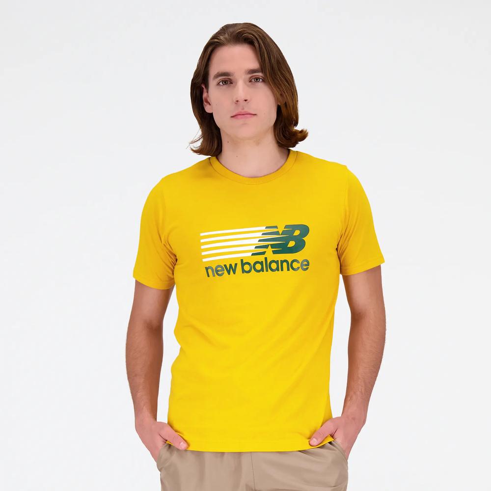 Koszulka New Balance MT23904VGL - żółta