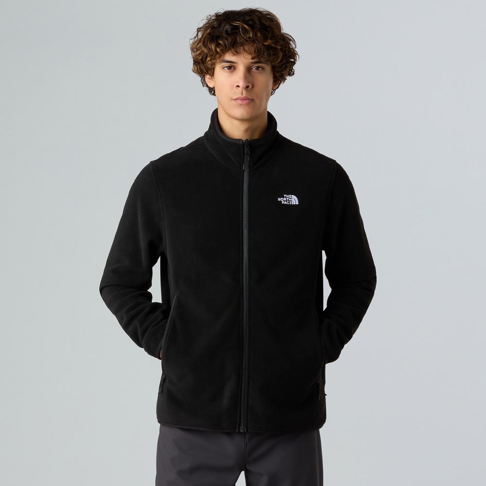 Bluza męska The North Face Glacier Full-Zip Fleece 0A8D0RJK31 - czarne