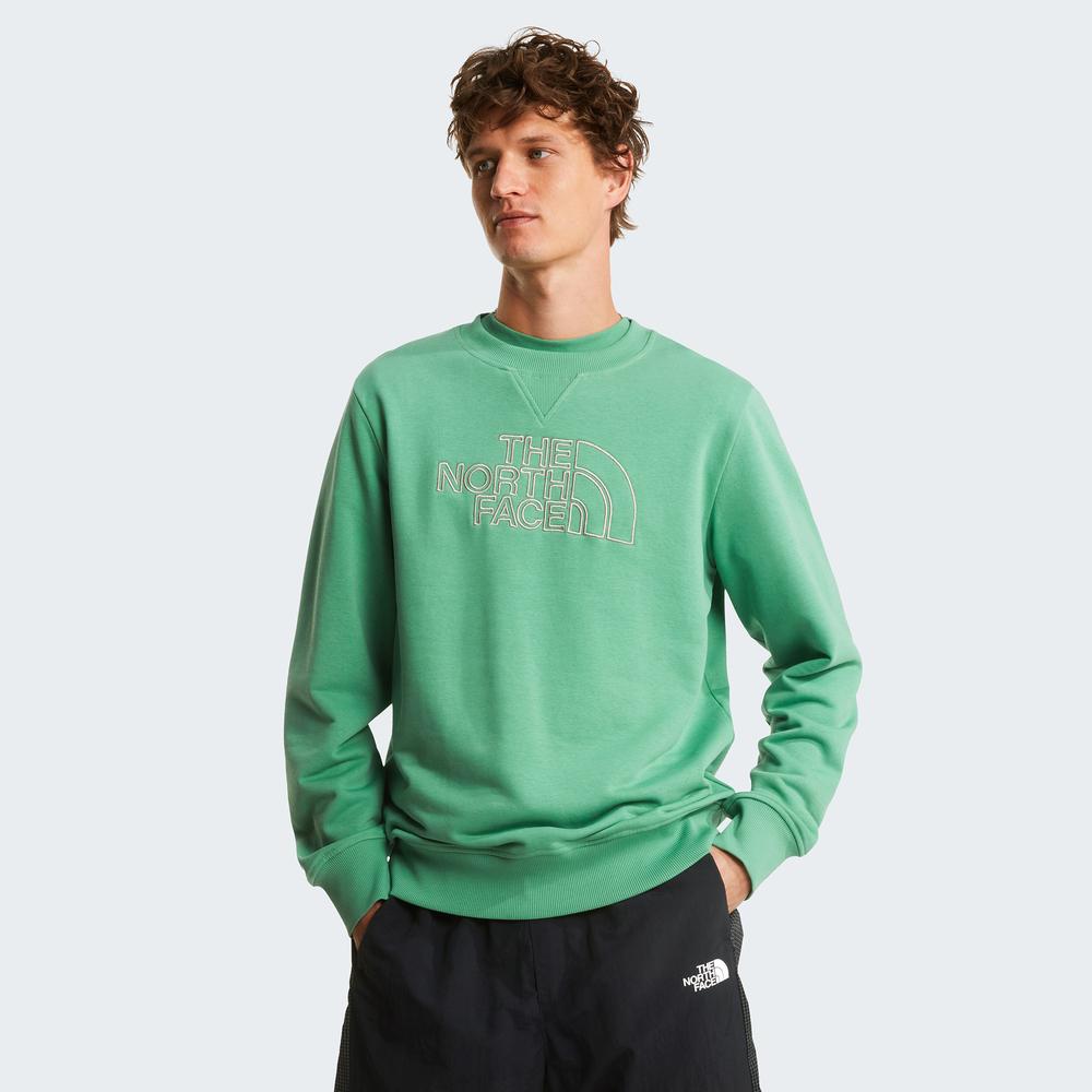 Bluza męska The North Face Drew Peak Light 0A8C1CMUA1 - zielona