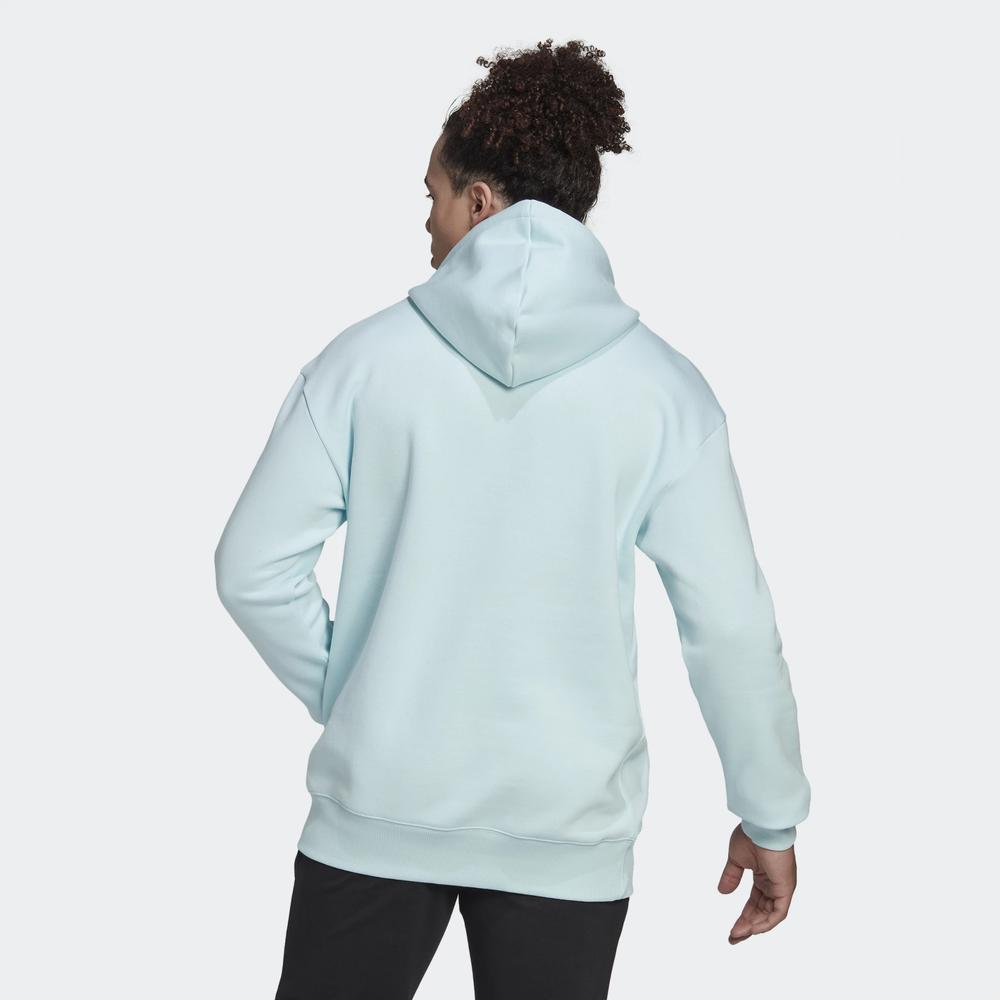 Bluza adidas Essentials Feelvivid Cotton Fleece Drop Shoulder Hoodie HK2826 - niebieska