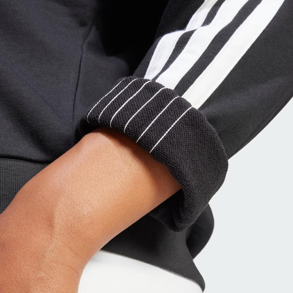 Bluza damska adidas Sportswear Essentials 3-Stripes French Terry JE0016 - czarna
