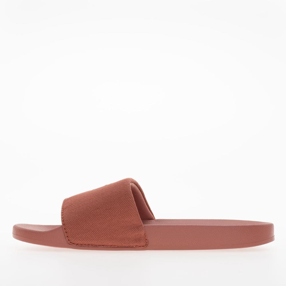 Klapki Calvin Klein Slide Monogram Hardware YW0YW01713-GAM - pomarańczowe