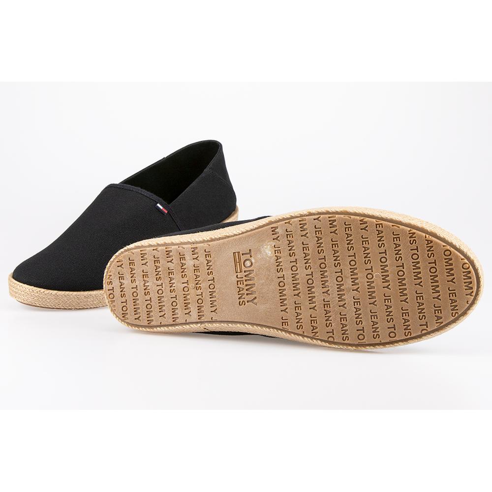 Buty Tommy Jeans Essential Espadrilles EM0EM00677-BDS - czarne