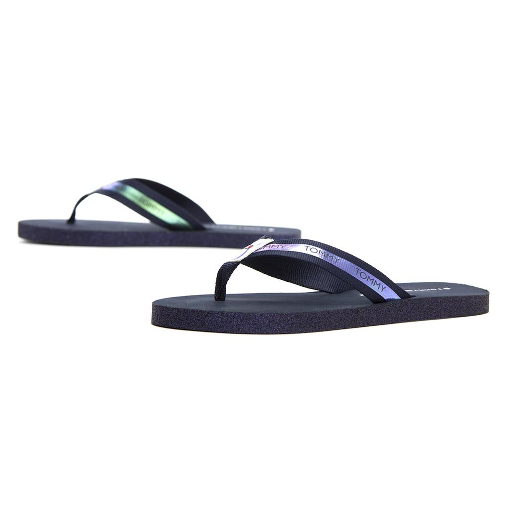 TOMMY HILFIGER FLAT BEACH IRIDESCENT > FW0FW04016 403