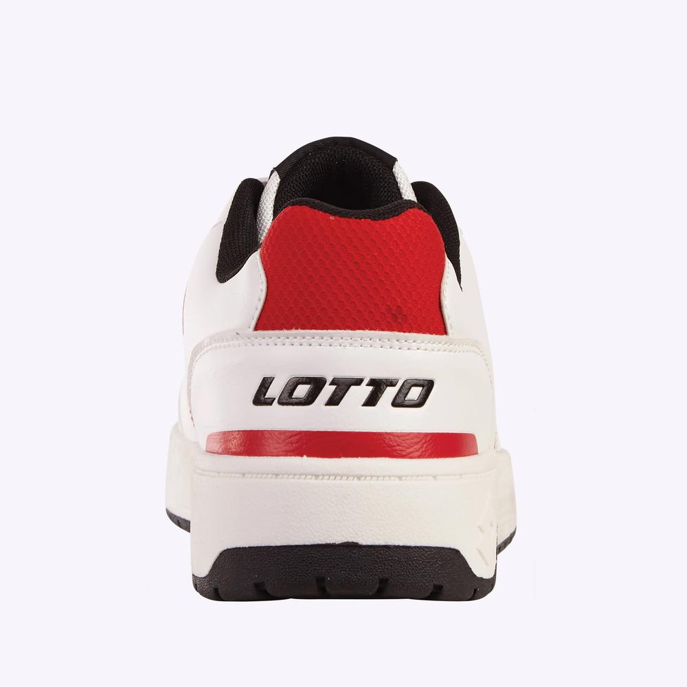 Buty Lotto Boxscore 2400580U-1030 - biało-czerwone