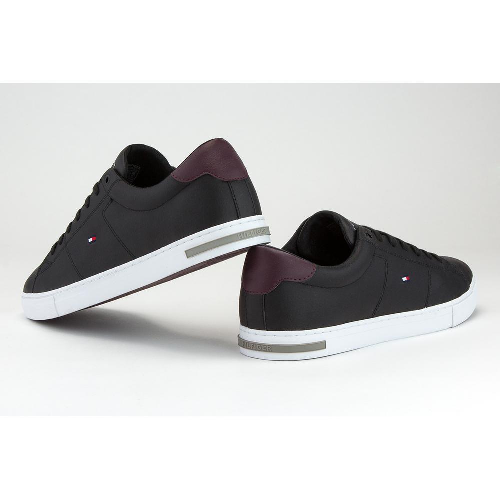 TOMMY HILFIGER ESSENTIAL LEATHER LOW-TOP > THFM0FM02977-BDS