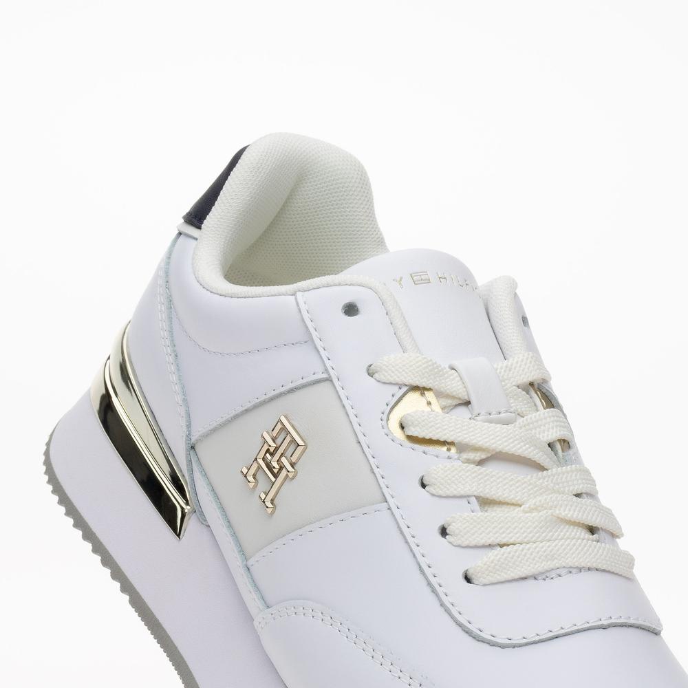 Buty Tommy Hilfiger Elevated Feminine Runner FW0FW07306-YBS - białe