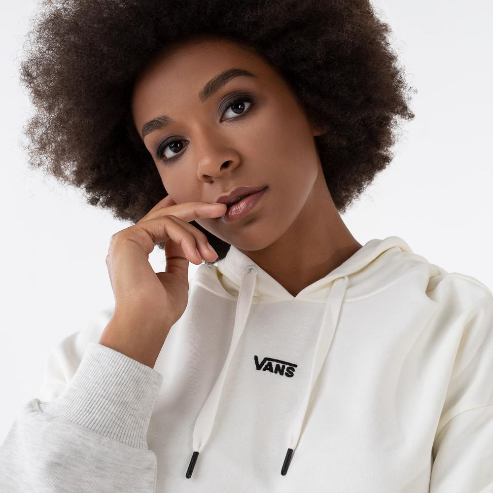 Bluza Vans Blocked Off Hoodie VN0A5LKKFS81 - szaro-kremowa