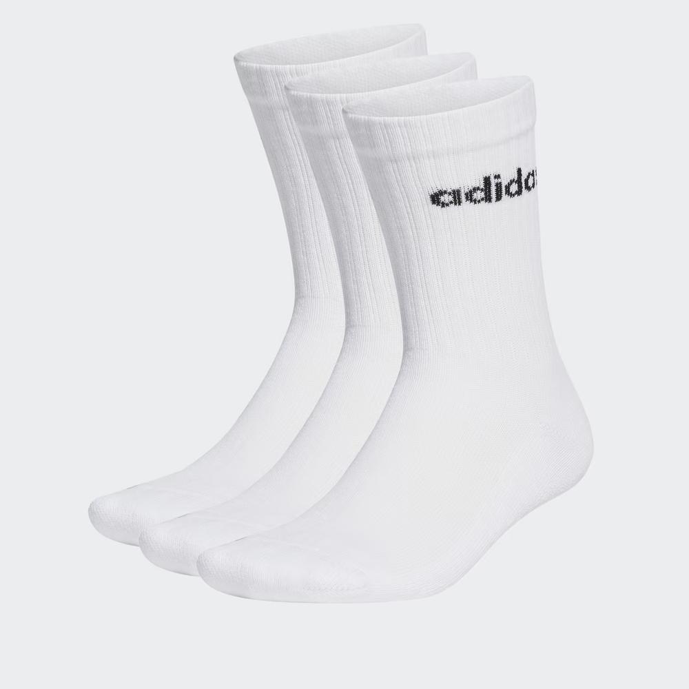 Skarpety adidas Sportswear Linear Crew Cushioned Socks 3 Pairs HT3455 - białe