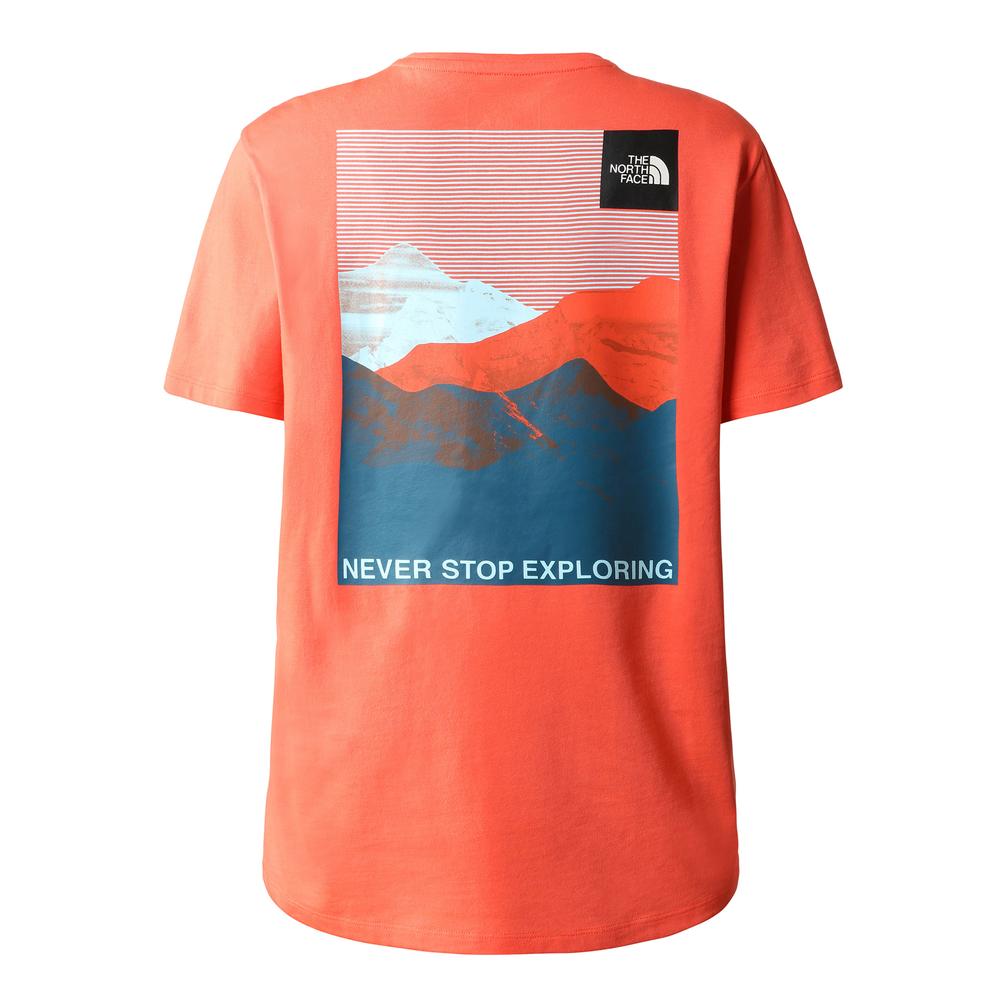 Koszulka The North Face Foundation Graphics 0A55B2LV31 - czerwona